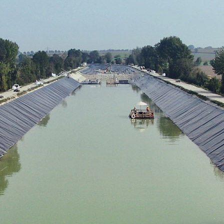 Geomembrana in resina - CARBOFOL®  - NAUE - in polietilene / per discariche / per galleria