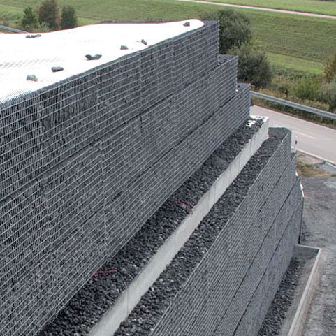 Geogriglia antierosione - SECUGRID® M3 - NAUE - di consolidamento / per muro di contenimento / in pietra