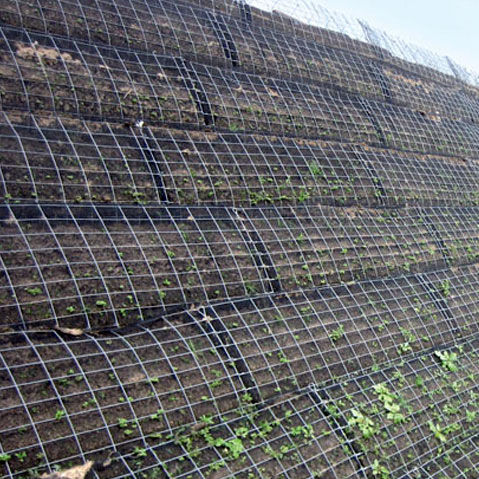 Geogriglia antierosione - SECUGRID® M3 P - NAUE - di consolidamento / per muro di contenimento / in acciaio
