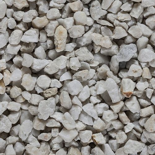 Ghiaia in quarzo - WHITE QUARTZ SPLITT - Inter-minerals - per esterni / frantumata