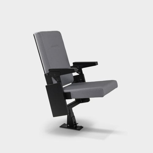 Sedia per auditorium contemporanea - Lucca - Jezet Seating - da interno / in tessuto ignifugo / con supporto in metallo verniciato