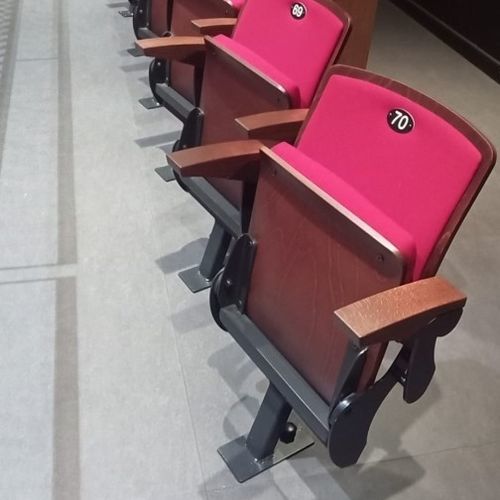 Sedia per auditorium contemporanea - Polar Plus - Jezet Seating - da interno / in tessuto ignifugo / con supporto in metallo verniciato