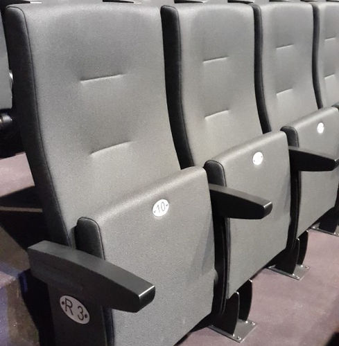 Sedia per auditorium contemporanea - Torso - Jezet Seating - da interno / in tessuto ignifugo / con supporto in metallo verniciato