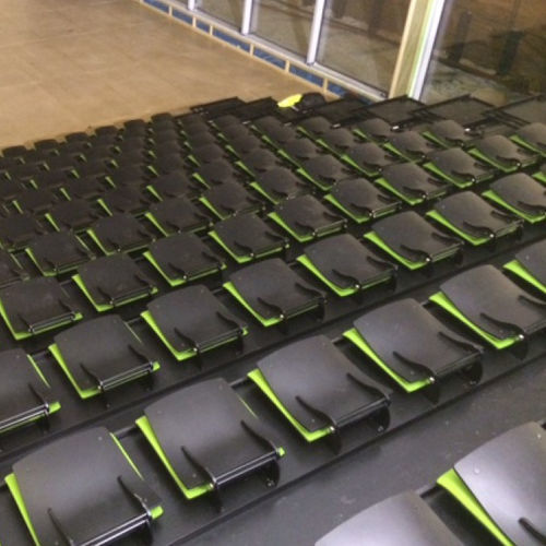 Sedia per auditorium contemporanea - Phoenix Comfort - Jezet Seating - da interno / in tessuto ignifugo / imbottita