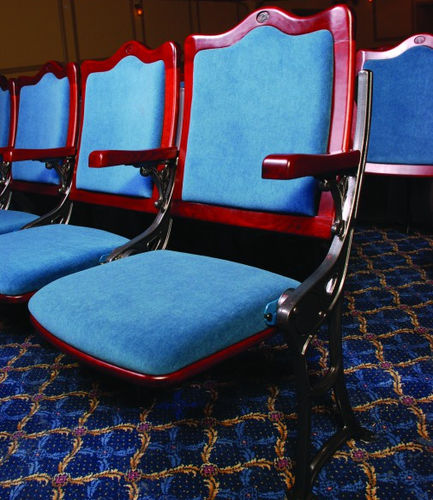 Sedia per auditorium contemporanea - Acanthus - Jezet Seating - da interno / in tessuto ignifugo / in faggio