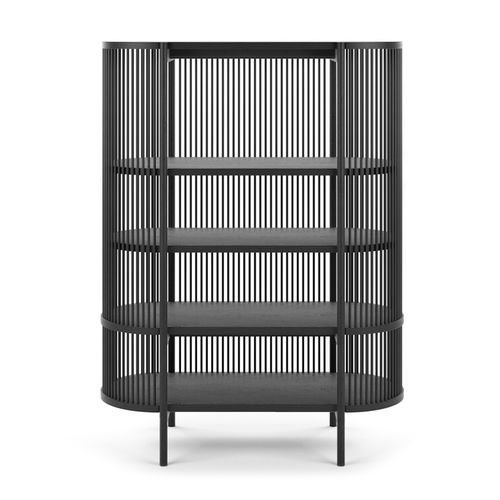 Vetrina armadio contemporanea - BASTONE - Poiat | Furniture - da appoggio / in rovere / in legno massiccio