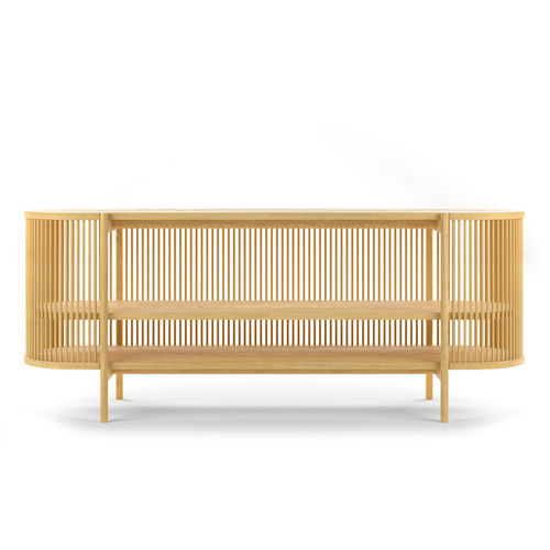 Credenza contemporanea - BASTONE – OAK - Poiat | Furniture - in rovere / in legno massiccio / in legno laccato opaco