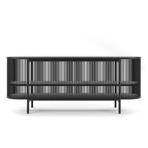 Credenza contemporanea - BASTONE: WITH DOORS - Poiat | Furniture - in rovere / in legno massiccio / in legno laccato opaco