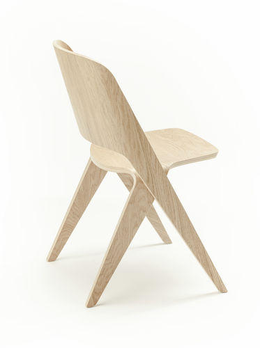 Sedia da pranzo contemporanea - LAVITTA - OAK - Poiat | Furniture - da interno / in rovere / in compensato stampato