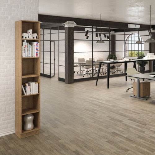Scaffale contemporaneo - QUADRO - cube Design - in legno / contract