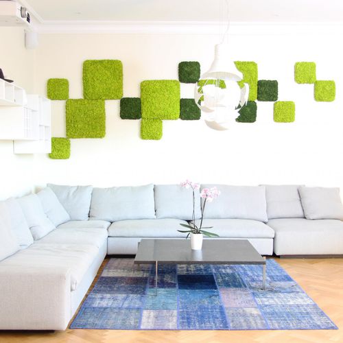 Quadro vegetale in muschio - CONVEX - Nordgröna - naturale / da interno / in pannelli modulari