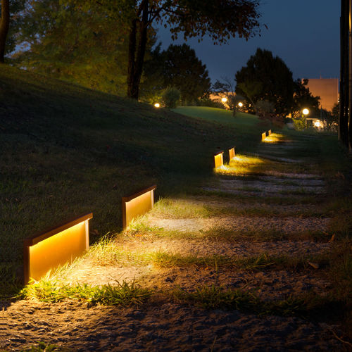 Lampioncino contemporaneo - STEP LINE - OLEV S.r.l. - in metallo / LED / IP65