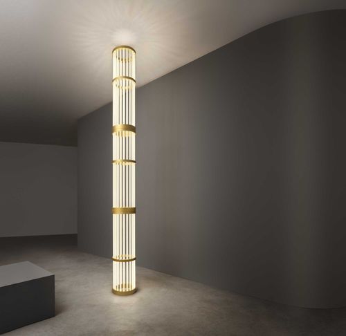 Colonna luminosa contemporanea - THIRTIES - OLEV S.r.l. - in metallo / in vetro / LED