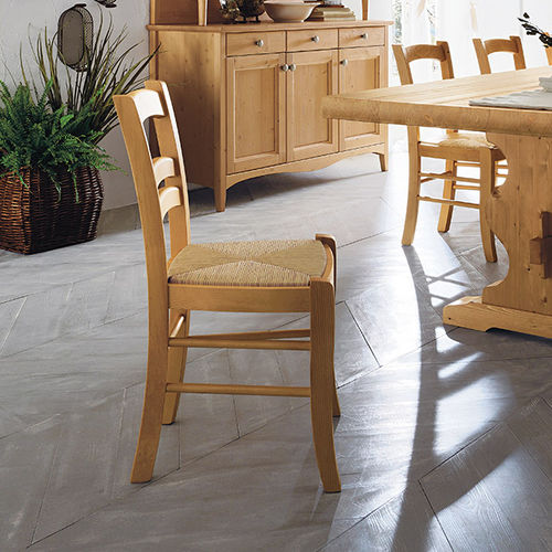 Sedia da pranzo classica - FIENO - Callesella - da interno / in legno / ecologica