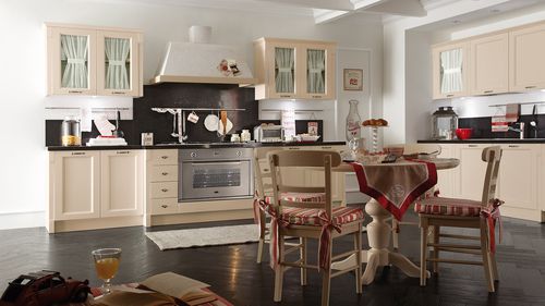 Cucina classica - ROMANTIC LIGHT - Callesella - in legno / a L / con impugnature