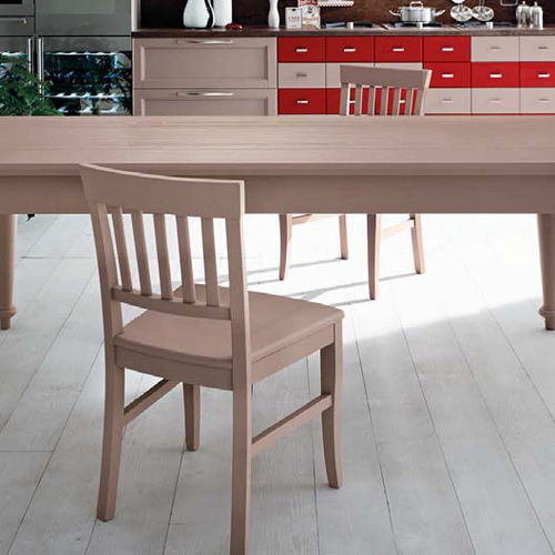 Sedia da pranzo classica - TORTORA E AMARENA - Callesella - da sala / in legno / per uso residenziale