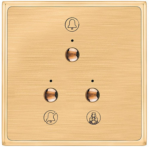 Interruttore per sistema domotico - Athena - Rhombus Europe - a pulsante / ad incasso / triplo