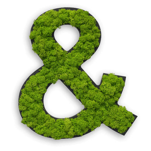 Quadro vegetale in muschio - AND - FlowerArt GmbH - naturale / da interno / pittogramma