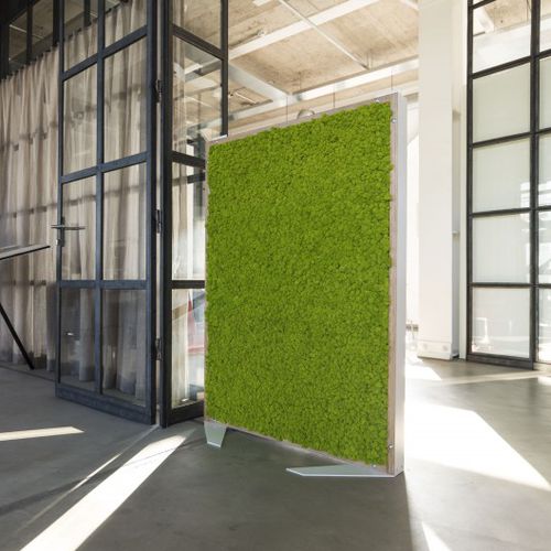 Parete vegetale in pannelli modulari - VARIOGREEN - FlowerArt GmbH - in muschio / da interno / acustica