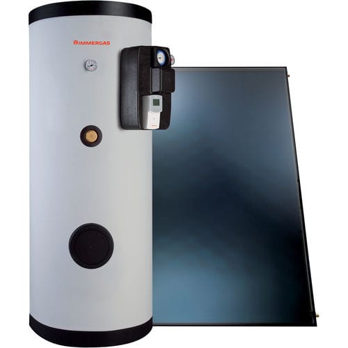 Kit solare per impianto termico - INOX SOL 300 V2 - immergas - a circolazione forzata