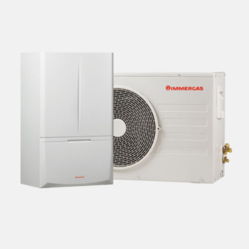 Pompa di calore aria-acqua - MAGIS COMBO 6 V2 - immergas - residenziale / da esterno / split