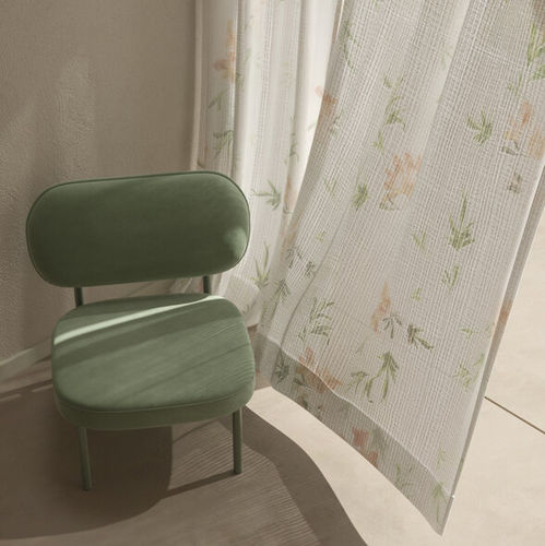 Tendina voile con motivi floreali - LOVELY - ado goldkante - in lino / in viscosa / in polistirene