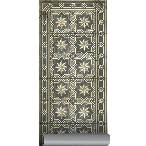 Tappeto contemporaneo - WABI SABI G2-AN - BEIJA FLOR - geometrico / in vinile / rettangolare