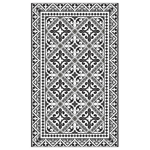 Tappeto contemporaneo - FLOR DE LIS- L9 - BEIJA FLOR - geometrico / in vinile / rettangolare
