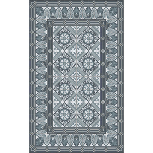 Tappeto contemporaneo - FLORA BELLA – FB4 - BEIJA FLOR - geometrico / in vinile / rettangolare