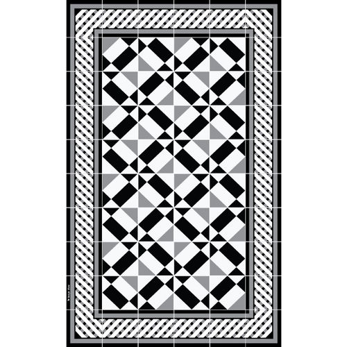 Tappeto contemporaneo - BAUHAUS – BA9 - BEIJA FLOR - geometrico / in vinile / rettangolare