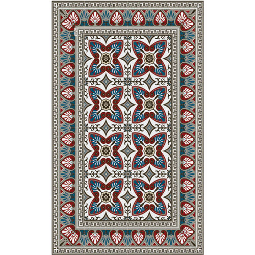 Tappeto contemporaneo - BELLA- B7 - BEIJA FLOR - a motivi / in vinile / rettangolare