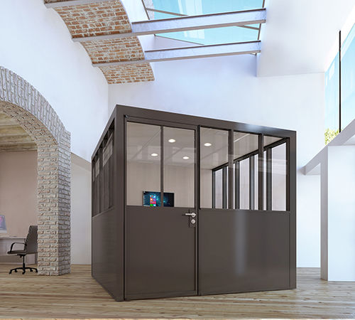 Ufficio POD acustico - 1.0 - myO - in vetro / per open space