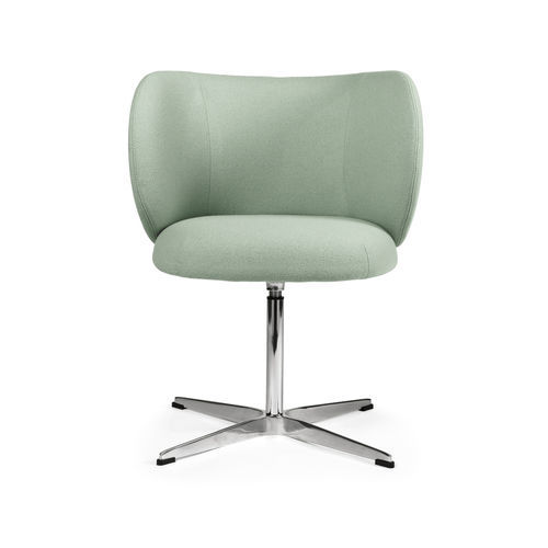 Sedia da ufficio contemporanea - Rico - Ferm Living - da interno / in lana / con supporto in alluminio