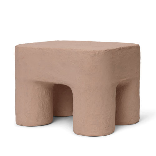 Sgabello contemporaneo - Podo - Ferm Living - in cotone / in cartone ondulato / con base in cartone