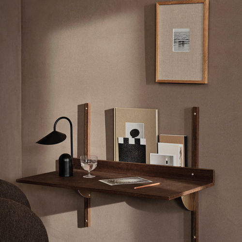 Scrivania da parete - Sector - Ferm Living - contemporanea / in rovere / dritta