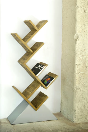 Libreria design originale - ALBERO - SIKALINDI - in legno / in legno massiccio