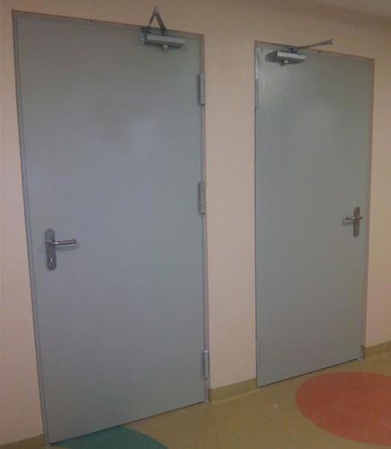 Porta di sicurezza - Asturmadi - da interno / in acciaio galvanizzato / in acciaio inossidabile