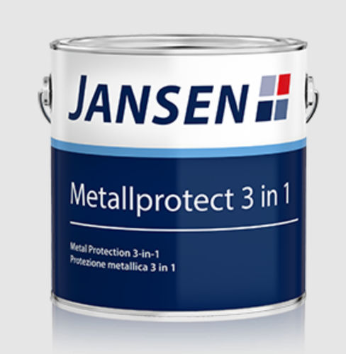 Pittura anticorrosione - 3 IN 1 - jansen - di protezione / decorativa / di finitura