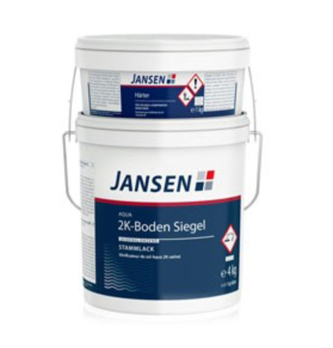 Vernice di protezione - AQUA 2-COMPONENT - jansen - di finitura / epossidica / sintetica