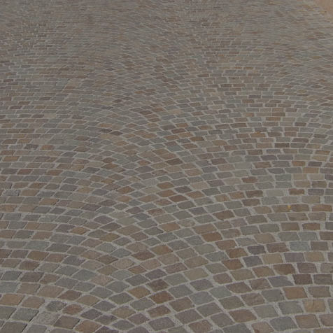 Pavé in porfido - UNI EN 1342 - Italporphyry - per pedoni / per spazio pubblico