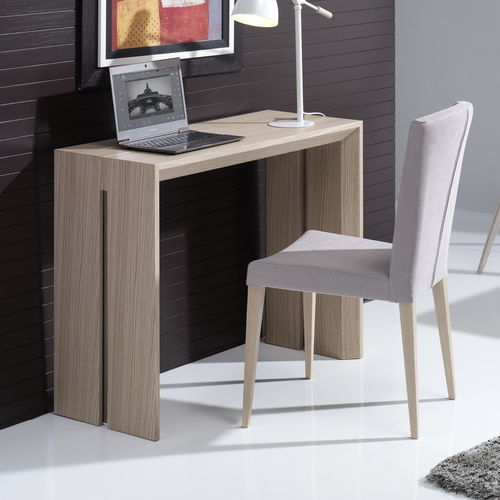 Consolle contemporanea - TAO - Indesan - in legno / con supporto in legno / rettangolare