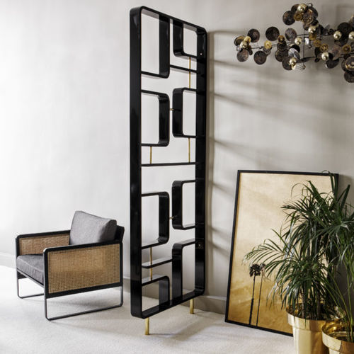 Separatore di spazi in legno - Claustra / Divider - Red Edition - in ottone