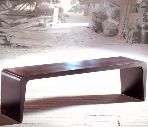 Panca contemporanea - AMEZA - R&J Luxe Furniture - in alluminio