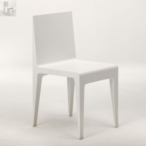 Sedia contemporanea - SENTA - R&J Luxe Furniture - da interno / in alluminio / in lamiera forata