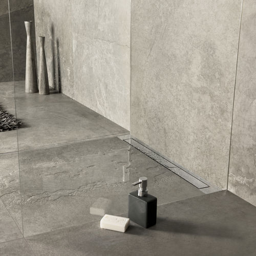 Canaletta per doccia in acciaio inossidabile spazzolato - MODULO DESIGN Z-3 - ESS Easy Drain - ad alta resistenza
