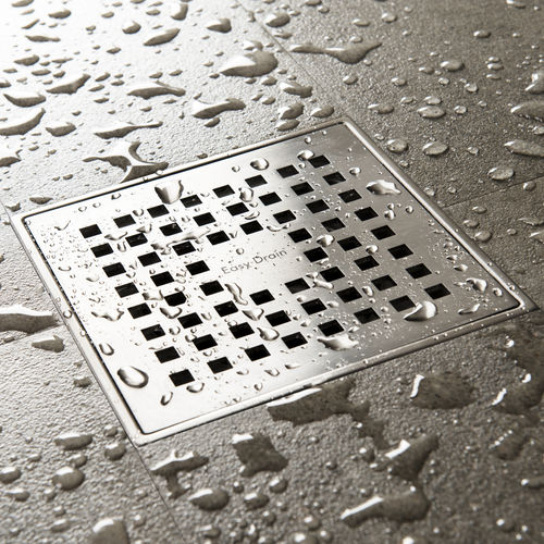 Scarico per doccia in acciaio inossidabile spazzolato - AQUA PLUS QUATTRO - ESS Easy Drain