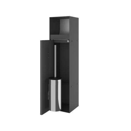Portascopino per WC in acciaio inossidabile - TCL-9-A - ESS Easy Drain - da incasso / per hotel