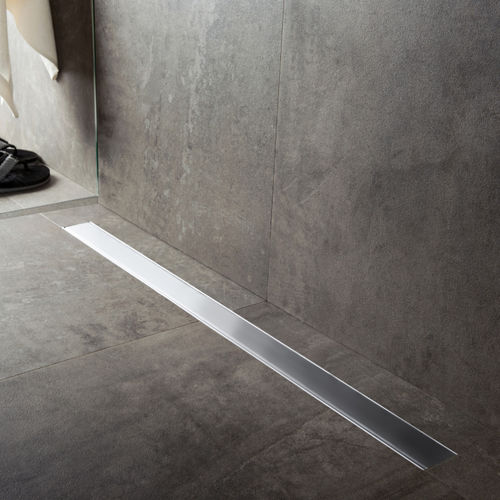 Piatto doccia rettangolare - COMPACT - ESS Easy Drain - da appoggio / piastrellabile / in calcestruzzo