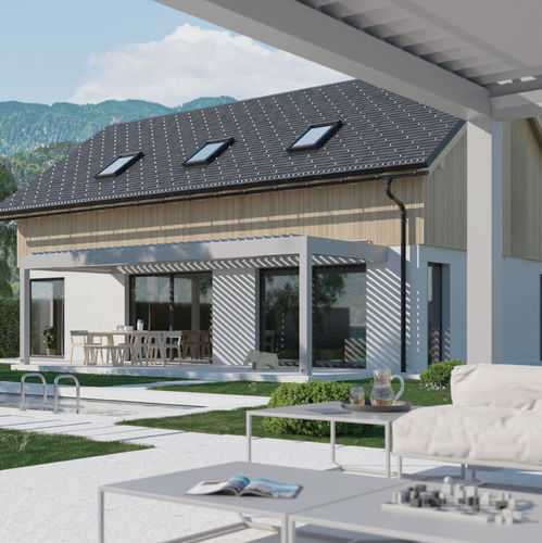 Pergola autoportante - Ultra  - Pirnar - addossata / in metallo / a lamelle orientabili
