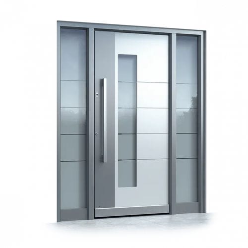 Porta d'ingresso - Premium 0100CC - Pirnar - in alluminio / battente / contemporanea